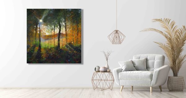 Interior with armchair and coffee table 3d rendering